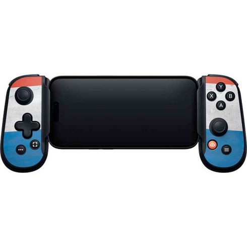 Netherlands Flag Distressed Backbone One for iPhone Game Controller Skin